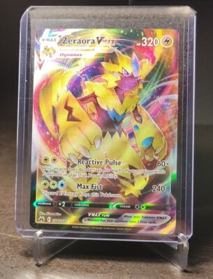 pokemon tcg crown zenith 054 159 zeraora vmax card PSA 10 Celebi Vivid Voltage Amazing Rare – Castellcollectibles main image 1