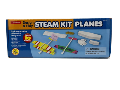 #ad #ad Lakeshore Design amp; Play Steam Kit Planes Build 10 Planes TT573 FACTORY SEALED $19.99