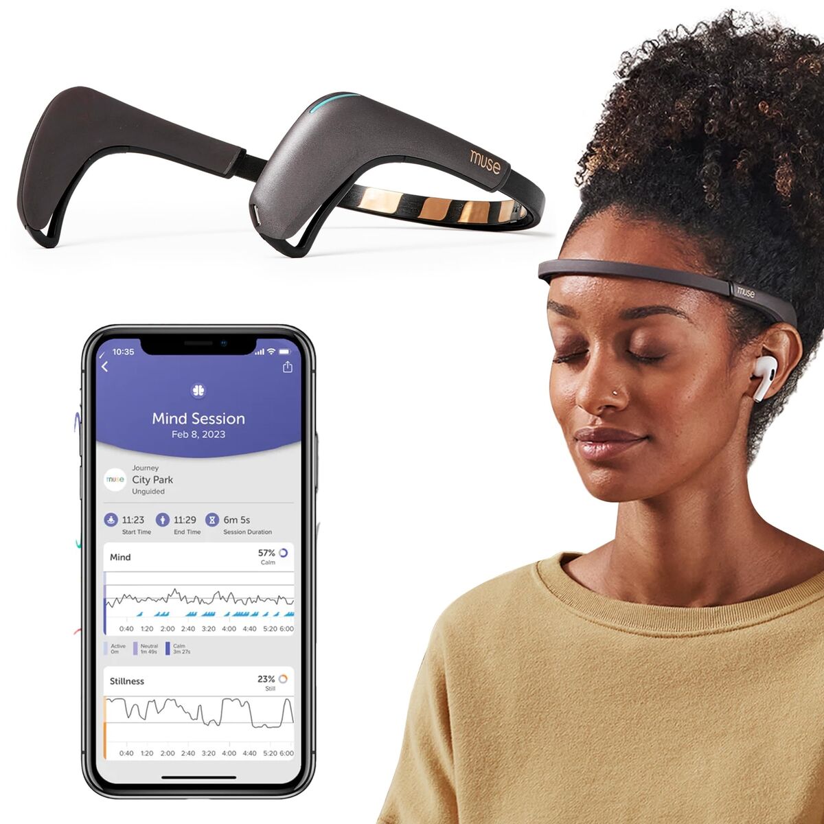 MUSE 2: The Brain Sensing Headband | EEG MUSE Headband MUSE 2: The Brain Sensing Headband | EEG MUSE Headband