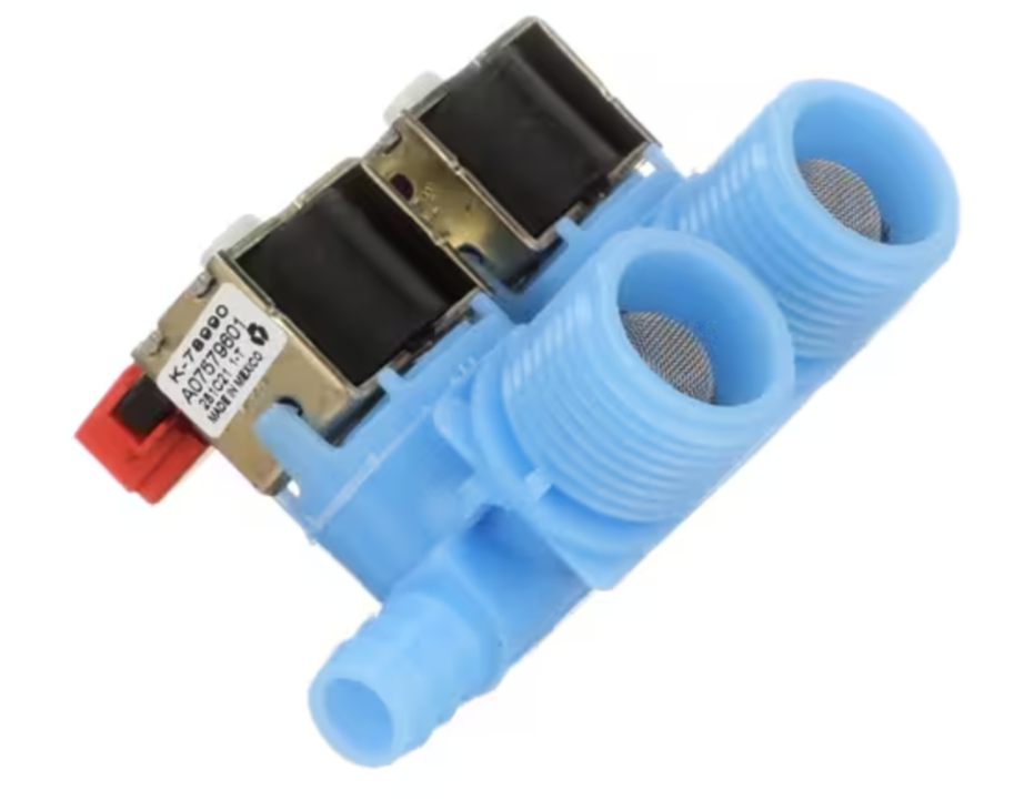 Fits Frigidaire K-78990, A07579601, Solenoid Valve, Water, Washer