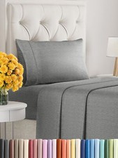 Twin XL Size 3 Piece Sheet Set - Comfy Breathable Cooling Sheets - Hotel Lu...