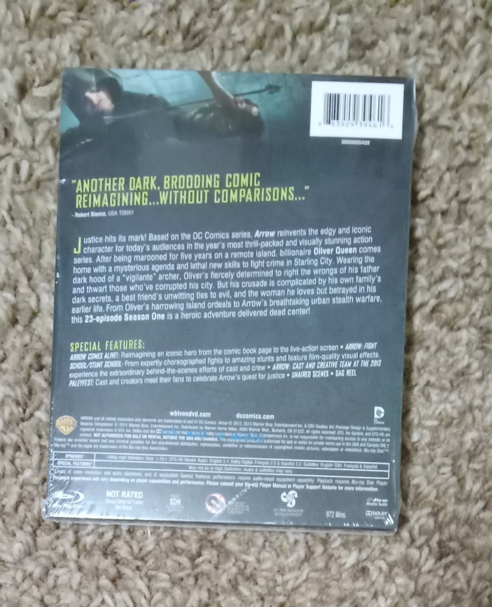 Arrow: The Complete First Season 1 (Blu-ray Set) Never Opened -New