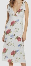 $210 Show Me Your Mumu Women's White Floral Arlene Sleeveless Midi Dress Size S