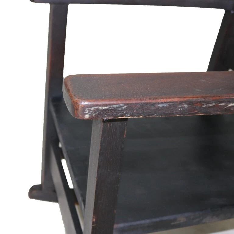 Mecedora antigua derecha Conant’s Sons Arts & Crafts Mission roble listón respaldo c1910 Foto 3 de 4