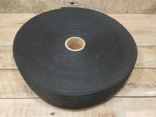 2 inch Nylon Webbing Medium Weight 2" Nylon Strap Black