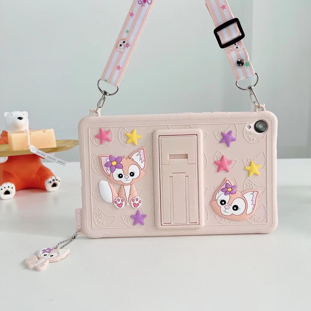 Custodia Per IPad Air/Mini/Pro Con Stampa Carina, Supporto Incorporato, Antiurto, Per Ragazze
