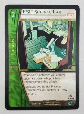 2004 Upper Deck - Marvel VS System 1st Ed. ''FSU SCIENCE LAB'' - #MSM-011 (ES1)