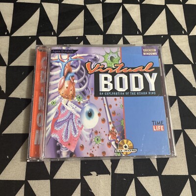 Virtual Body (PC, 1996) An Exploration Of The Human Kind Cd-rom Time Life