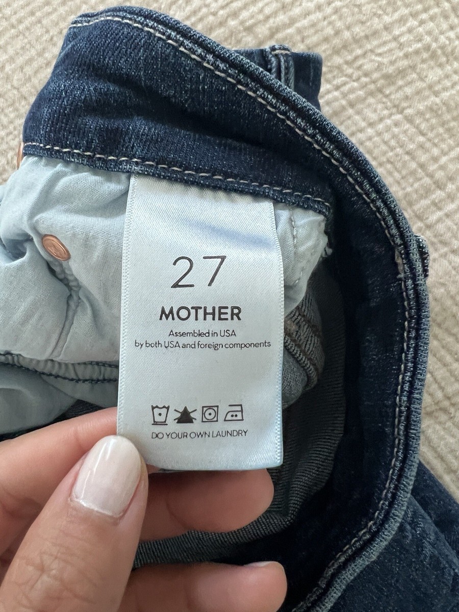 MOTHER Denim The Looker Ankle Fray Jeans Size 27 | eBay 
