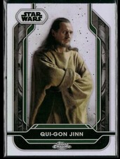 Star Wars Topps Chrome 2024 Card Costco Super Box Refractor - Qui Gon Jinn