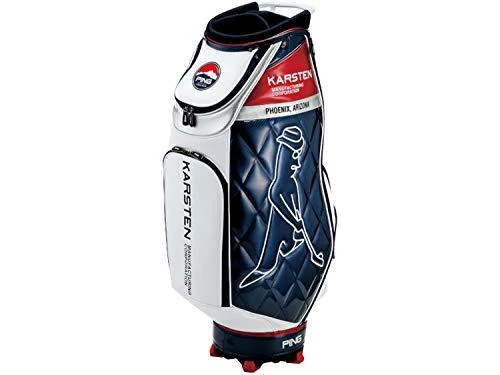 PING Caddy bag CB-C202 Japanese genuine White / Navy Golf Bag