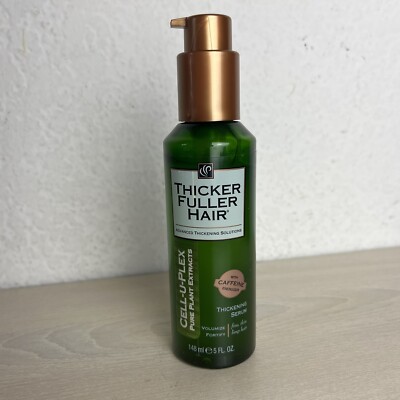 Thicker Fuller Hair THICKENING SERUM 5oz. Cell-U-Plex w/ Caffiene