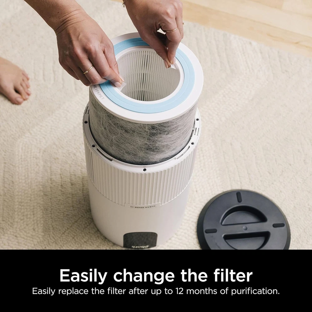 Air Purifier Replacement Filter with Anti-Allergen HEPA, Advanced Odor Lock, Com