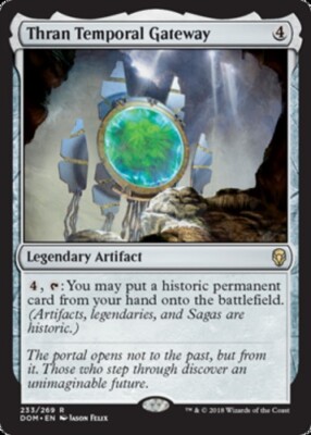 1x Thran Temporal Gateway NM-Mint, English Dominaria MTG Magic