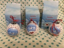 Thun 3 Addobbi Di Ceramica Palle Di Natale. Scatole originali