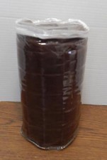 Quilted Microfiber Chair Cover BROWN NIP