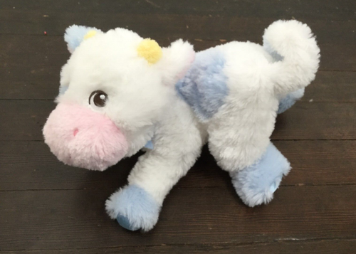 Garanimals Plush Cow White Pastel Pink Blue Stuffed Animal Baby Toy 2015 - Picture 2 of 8