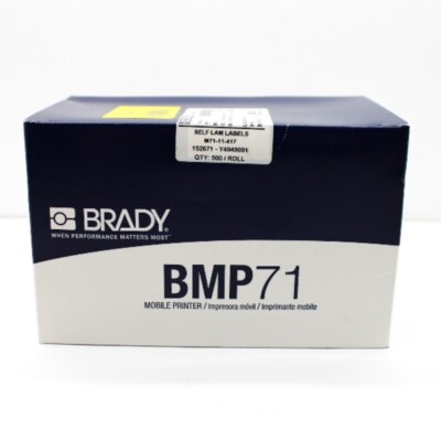 500 Roll of Brady .75"H x .5"W Clear Self-Laminating Vinyl Wire Wraps ...