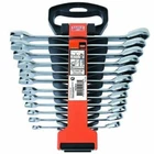 BAHCO 1RM/SH12 12pce RATCHET COMBINATION GEAR RING & OPEN END WRENCH SPANNER SET