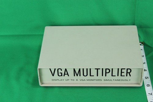 USED 8 PORT VGA MULTIPLIER DISPLAY UP TO 8 VGA MONTIORS SIMULTANEOUSLY DC 9V IN - Picture 2 of 6