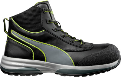 Puma hoher sportlicher Sicherheitsschuh RAPID GREEN MID S3 schwarz/grün 36 - 47