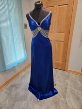 Jasz Couture Dress - Royal Blue - Style 3037