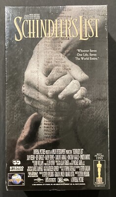 SCHINDLER S LIST 2-VHS SET 1993 - COLLECTORS GRADE CONDITION - BRAND NEW SEALED!