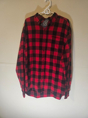 NWT St John Bay Buffalo Plaid Long Sleeve Button Down Super Soft Flannel XL - Picture 7 of 24
