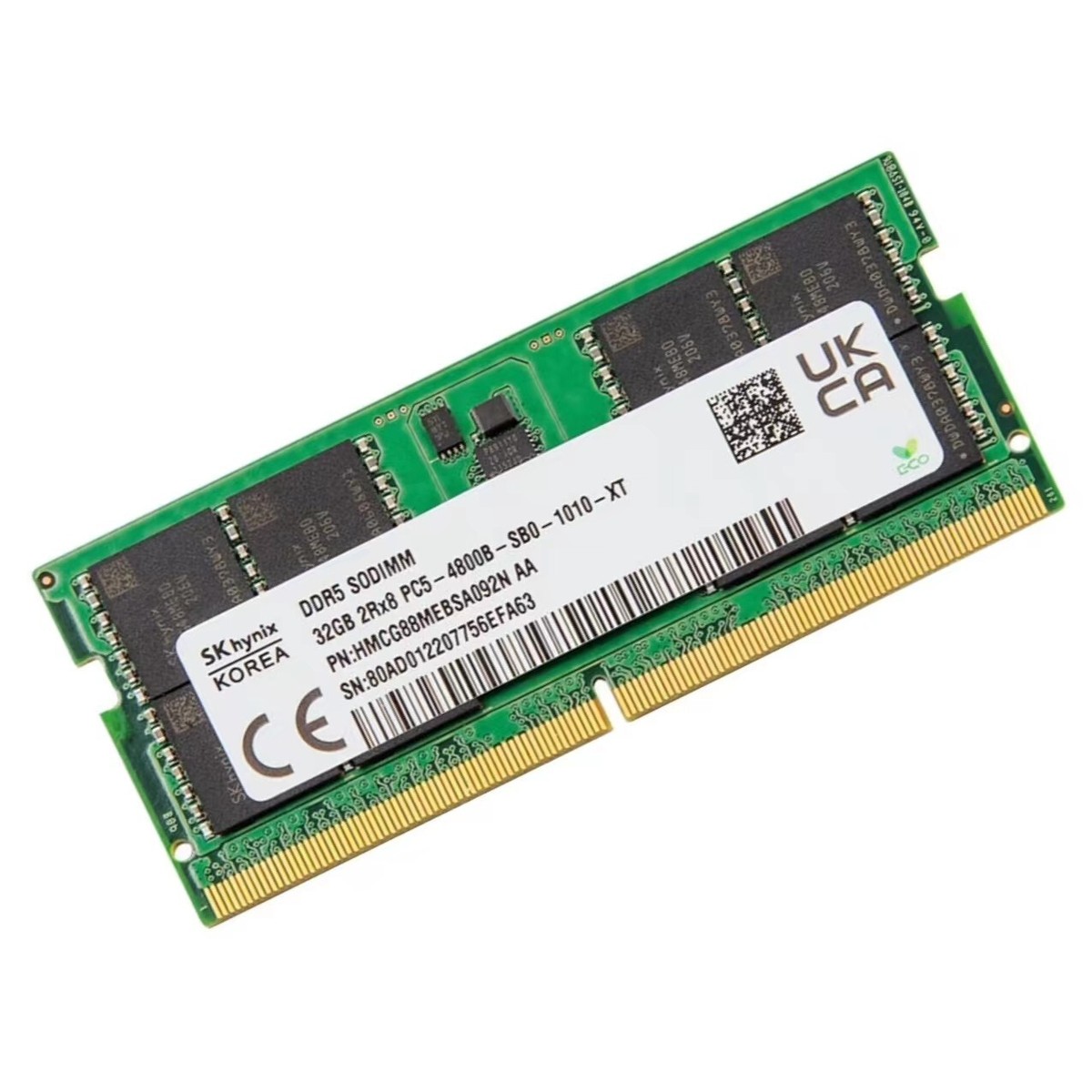 New SK Hynix 32GB DDR5 4800MHz PC5-38400 2RX8 SODIMM Memory Ram