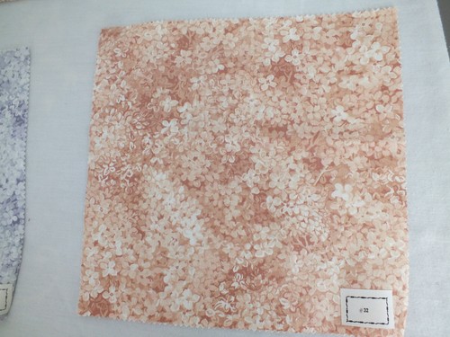 6 different color polish cotton lilac flower drapery craft fabric samples 11x12" - Picture 7 of 13