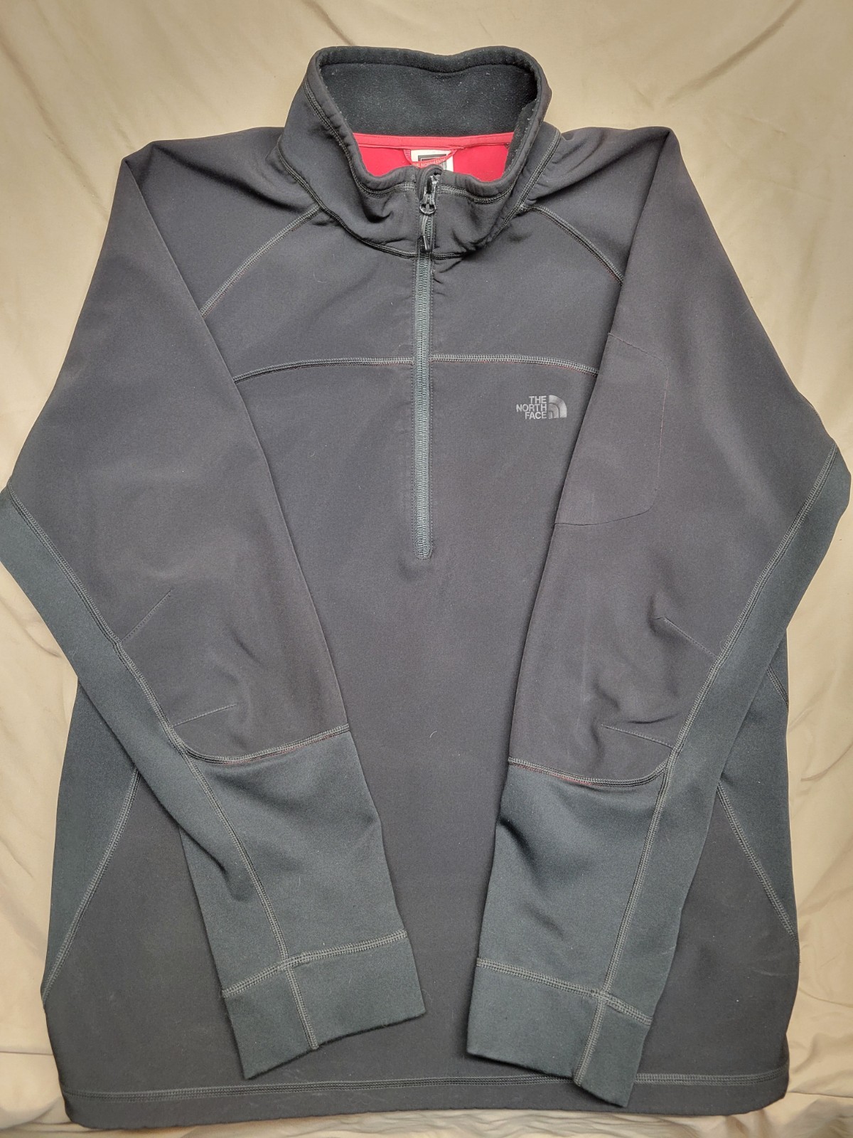 North Face Half Zip Soft Shell Jacket Pullover Me… - image 1