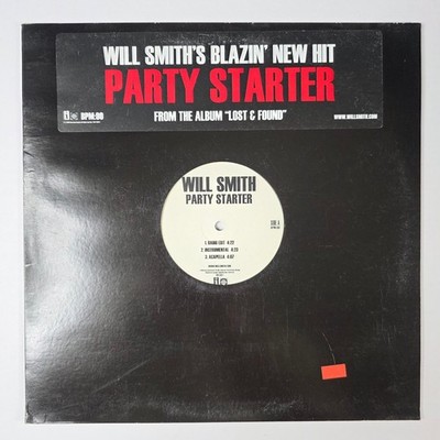 Will Smith   Party Starter 12'' Single Record 2005 Interscope Hip Hop 33 RPM