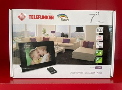 Telefunken Digitaler Bilderrahmen 7  Zoll (17,8 cm) 16:9 Fotoframe LED