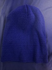 ThermoSoft Insulation Beanie Toque Youth Boys OS Blue Knit Acrylic Poly Lined