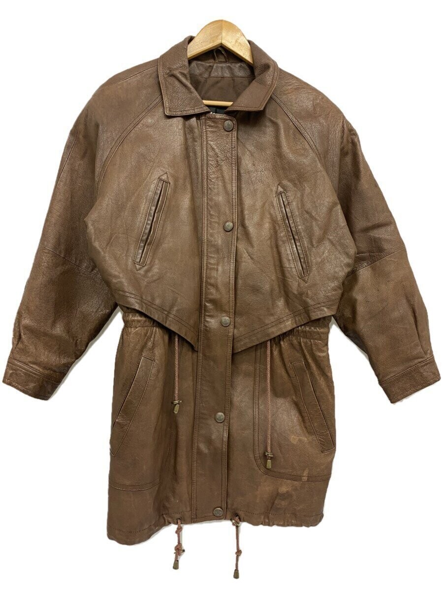 Wilsons/Leather Jacket Blouson/M/Leather/Brw/Plain 3404