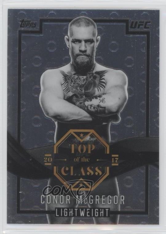 2017 Topps Chrome UFC Top of the Class Conor McGregor #TC-CM 01b5