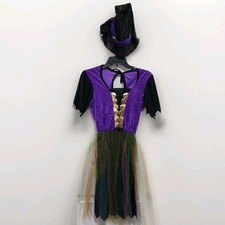Rubies Girls L Witch Halloween Costume Dress And Hat