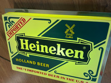 Vintage Imported Heineken B88 Electric Neon Light Bubble Beer Sign hanging works