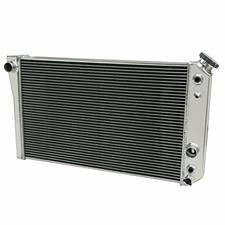 3 Row Polished Aluminum Radiator for 1984-1990 Corvette C4 1982-2002 S10 5.7 V8