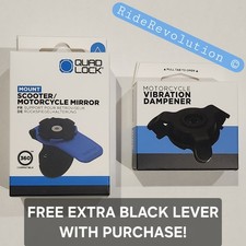 QUAD LOCK Scooter/Motorcycle Mirror Mount + V...