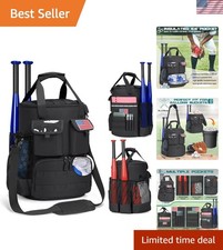 6-Gallon Insulated Baseball Bag with Multiple Pockets for Game Day Essentials