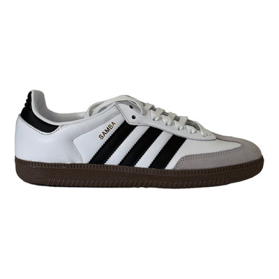 Adidas Samba OG White Black Grey Men's Size 8 New Damaged Box