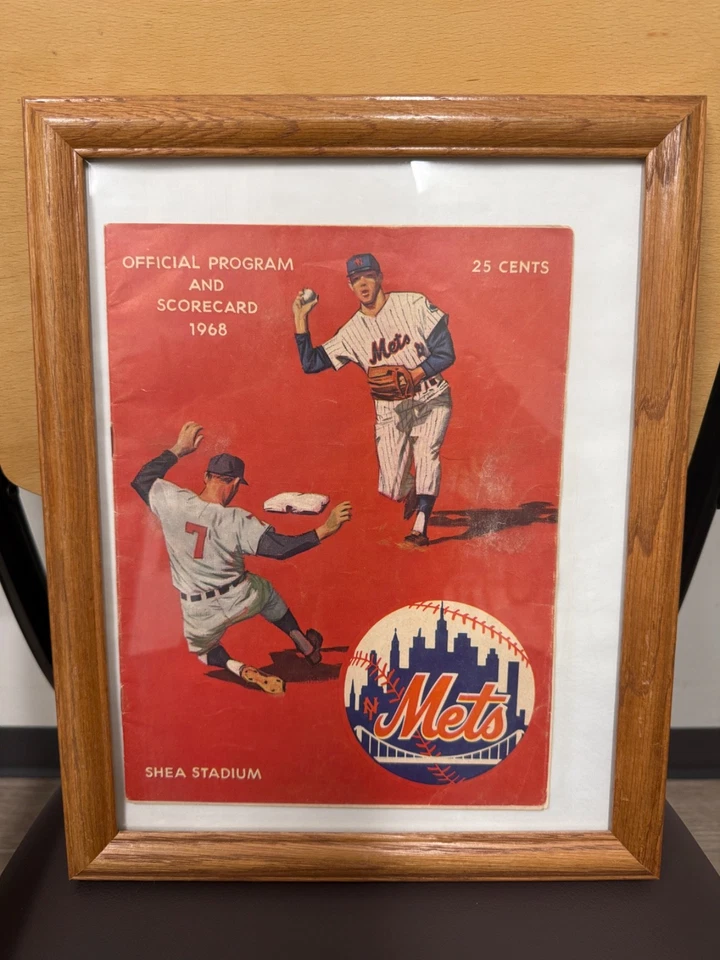 New York Mets 1968 Official Program & Scored Scorecard Mets Vs. SF Giants - Image 2 of 4