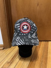 Marvel Comics - CAPTAIN AMERICA - Flex Hat Cap Adult