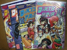 Dirty Pair II lot of 4 Eclipse comics vintage original complete Adam Warren