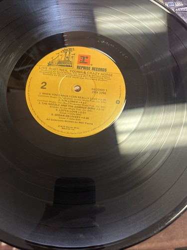Neil Young & Crazy Horse, Live Rust, 1979 Lp/Vinyl Vg+ Record - Foto 6 di 13