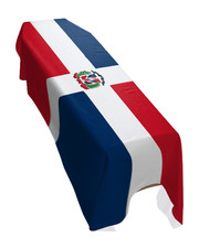 Dominican Republic Coffin Drape Flag - Premium Quality & Made To Order in the UK