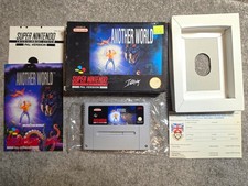 Another World - Super Nintendo SNES PAL UKV CIB w/ Manual 1992