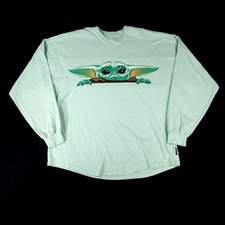 Disney Parks Star Wars Spirit Jersey The Mandalorian Grogu Seafoam Size: Medium