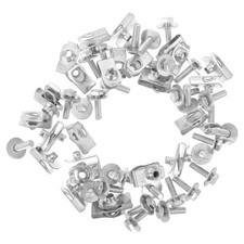 30 Pairs Car Body Bolts: M6 U-Nuts Clips Bumper Retainer Fastener Kit - Splash